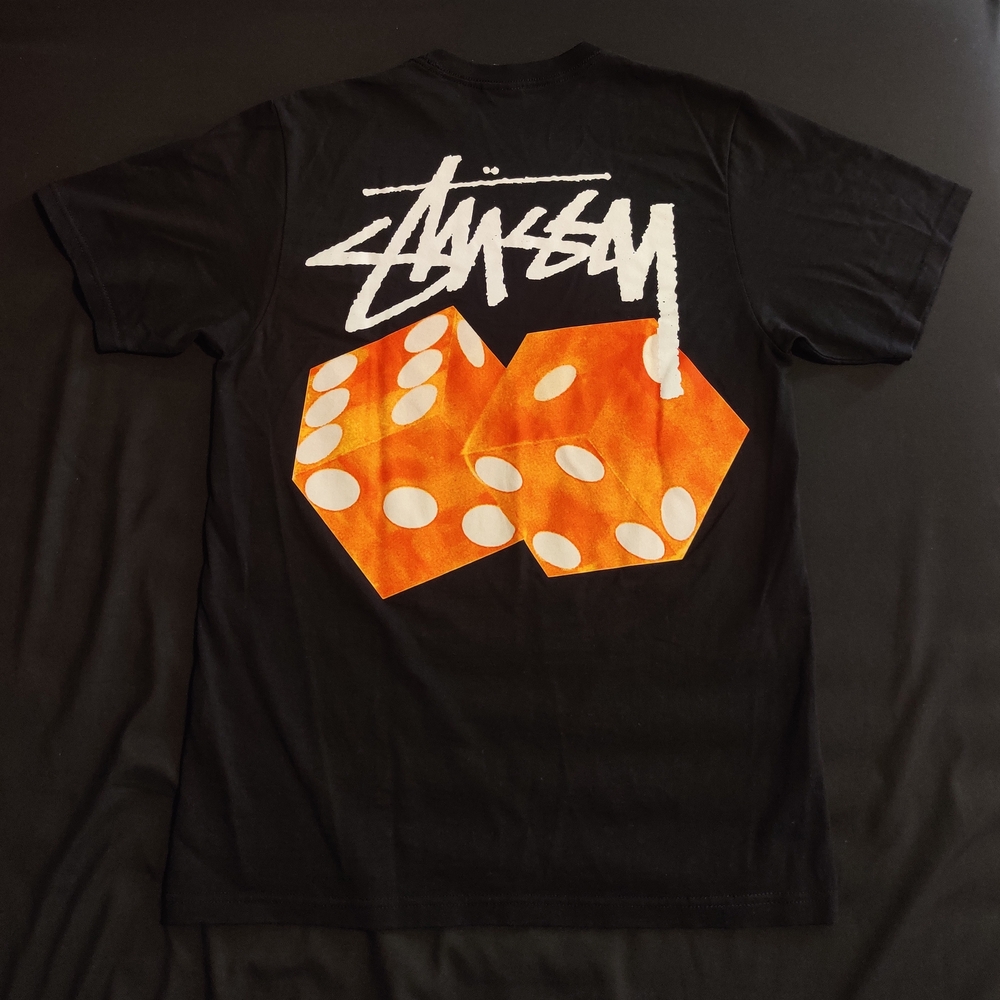 Stussy Diced Black Tee
